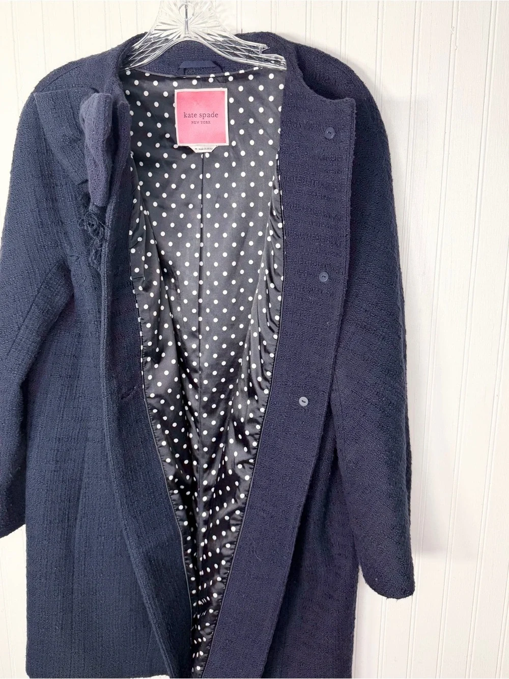 Kate Spade Tweed Dorothy Coat